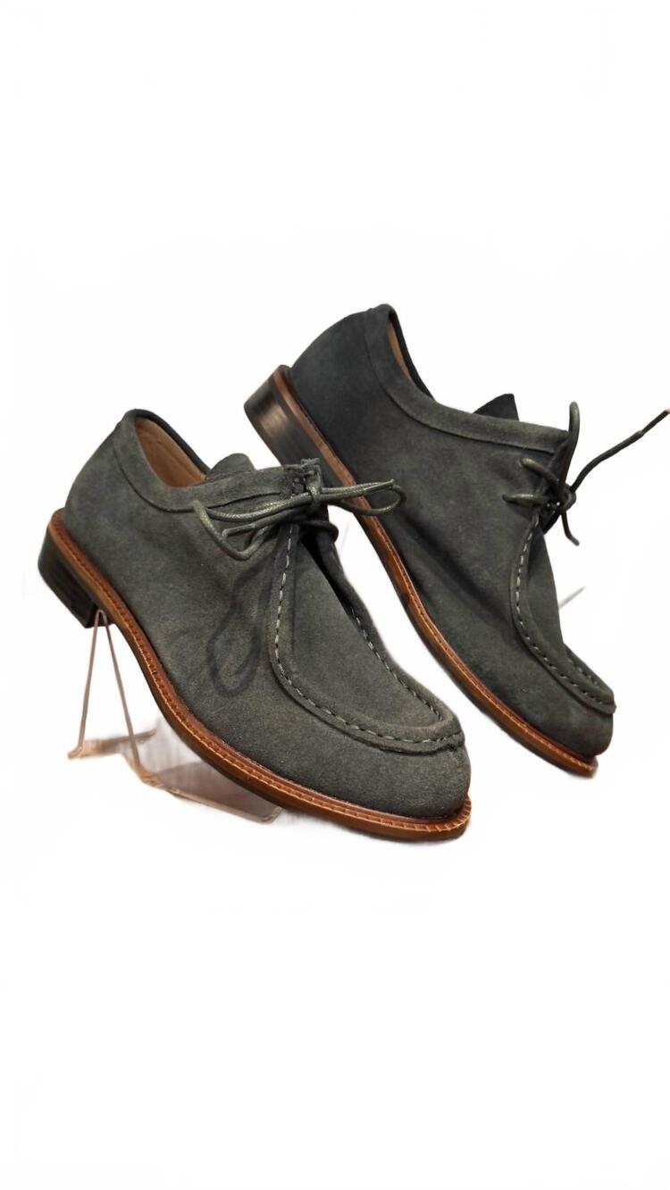 NEW ALL BLACK women's ms blucher shoes in grey